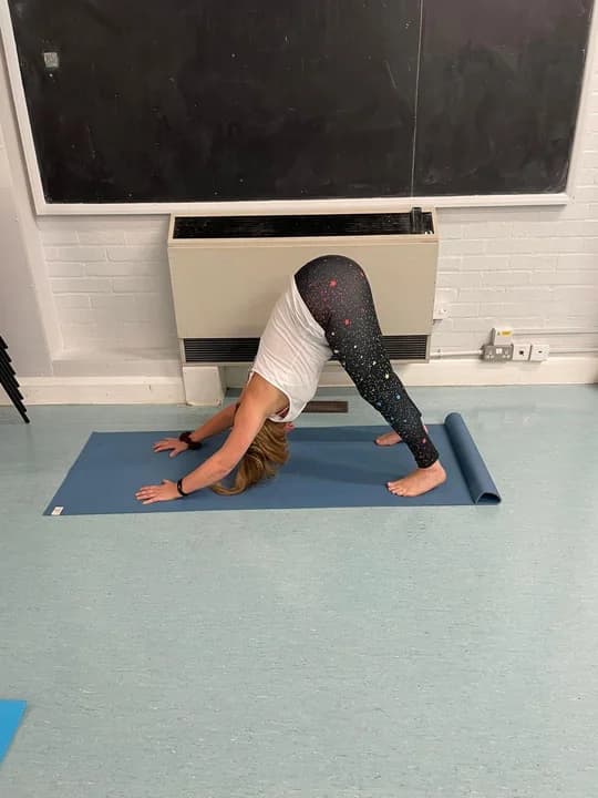 Wednesday face-to-face Hatha Yoga Class group class with Carmy Silvestri in England